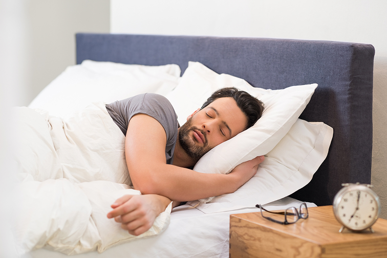 man sleeping